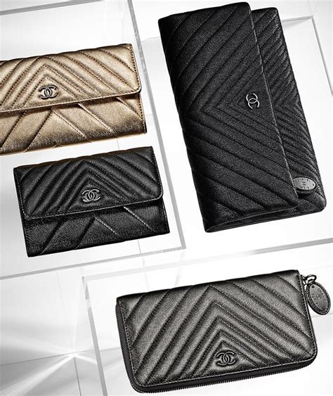 chanel chevron wallet|Chanel wallet.